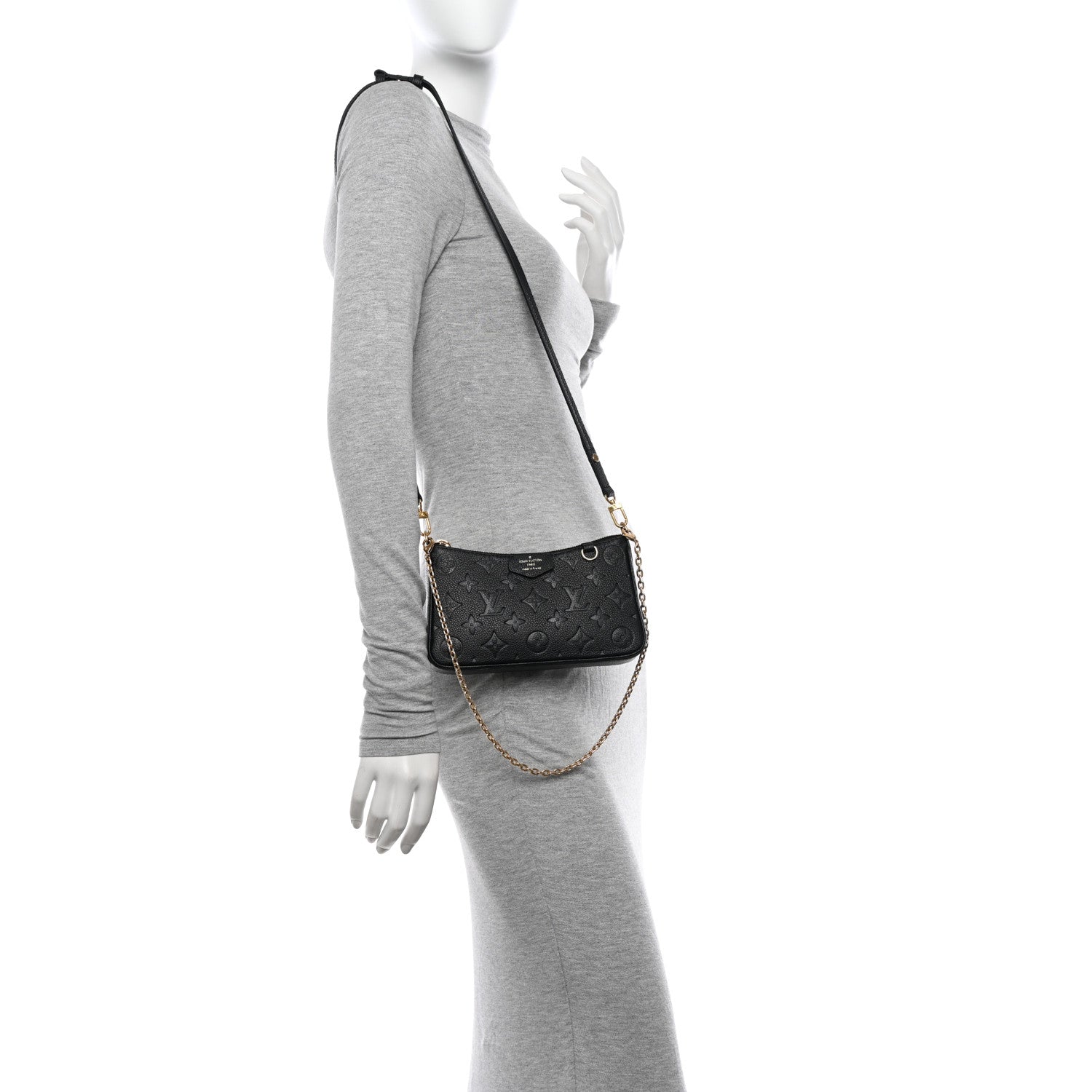 Louis Vuitton Empreinte Easy Pouch On Strap Black 2 of 8