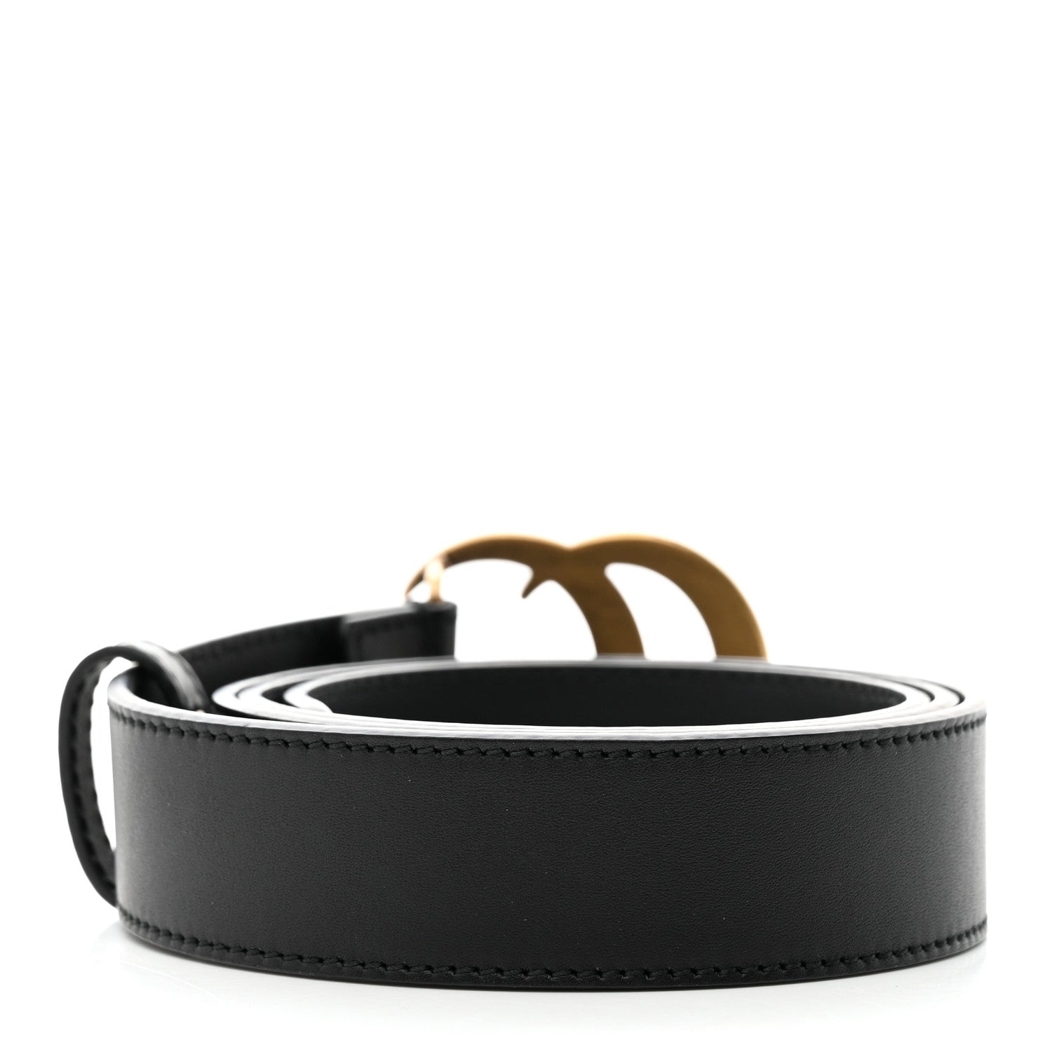 Gucci Calfskin Double G 30mm Belt 85 34 Black 2 of 6