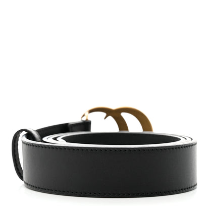 Gucci Calfskin Double G 30mm Belt 85 34 Black 2 of 6