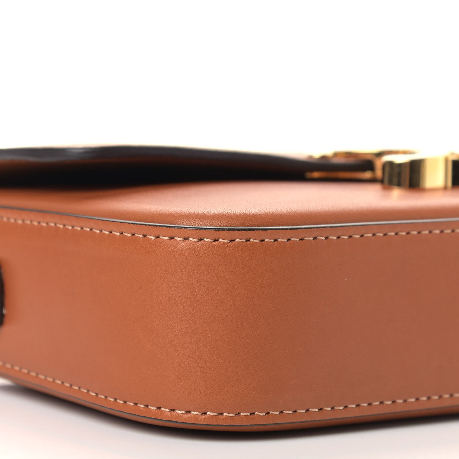 Celine Natural Calfskin Triomphe Shoulder Bag Tan 10 of 12