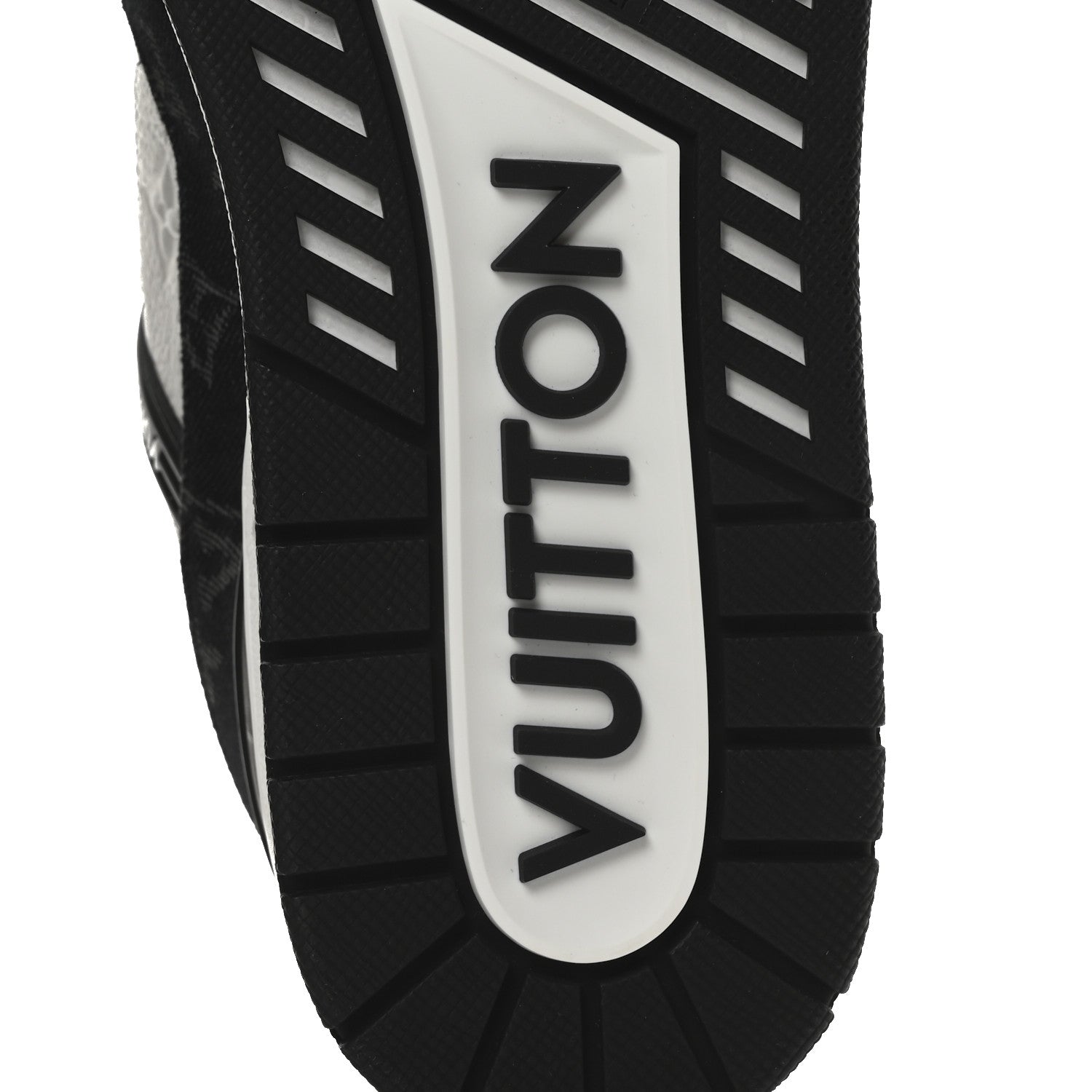 Louis Vuitton Calfskin Monogram Denim Mens LV Trainer Sneakers 9