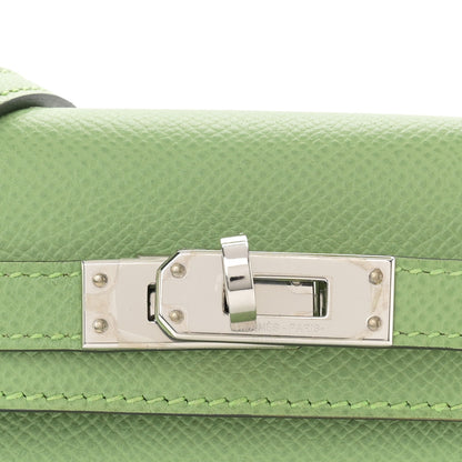 Hermes Epsom Mini Kelly Sellier 20 Vert Criquet 8 of 11