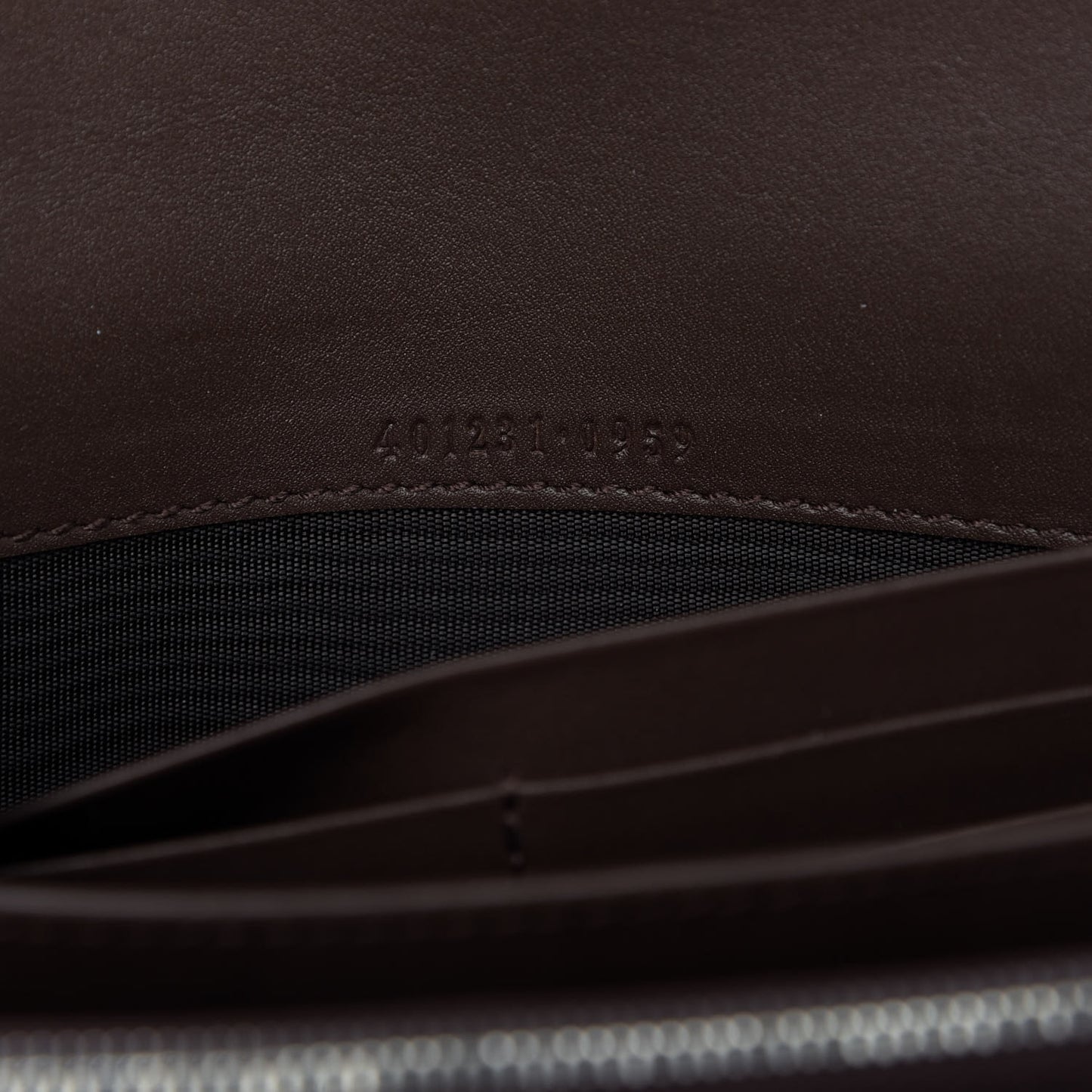 Velvet GG Monogram Mini Dionysus Chain Wallet Brown