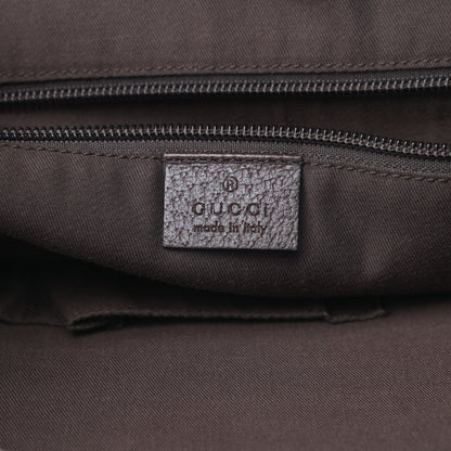 Gucci Monogram Web Medium Flap Messenger Beige Dark Brown 6 of 9