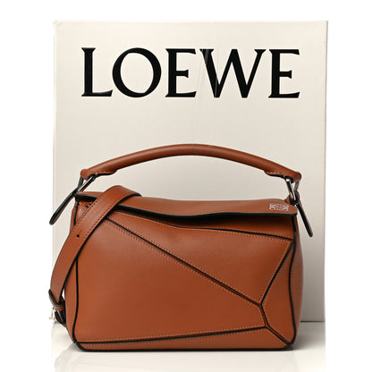 Loewe Calfskin Small Puzzle Bag Tan 17 of 17