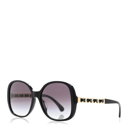 Chanel Acetate Chain Sunglasses 5470-Q-A Black 1 of 9
