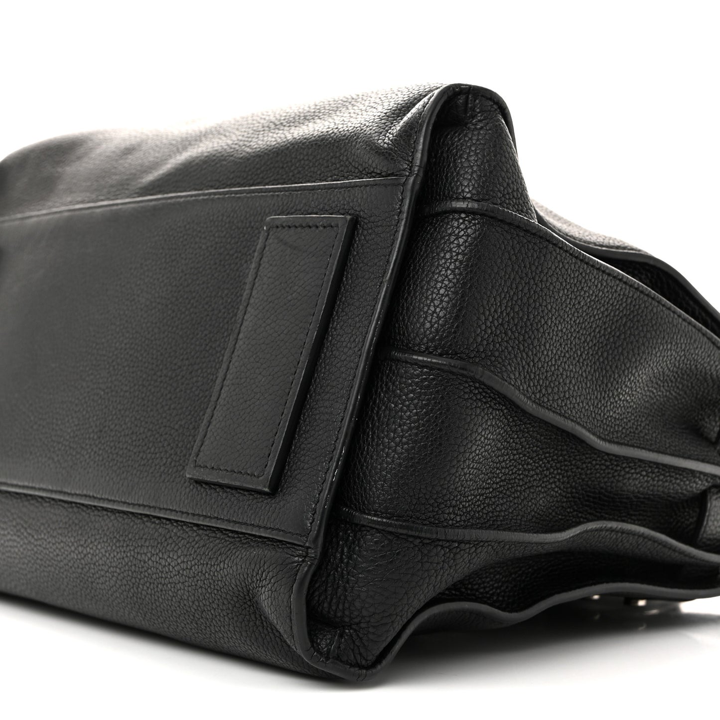 Grained Calfskin Small Supple Sac De Jour Black