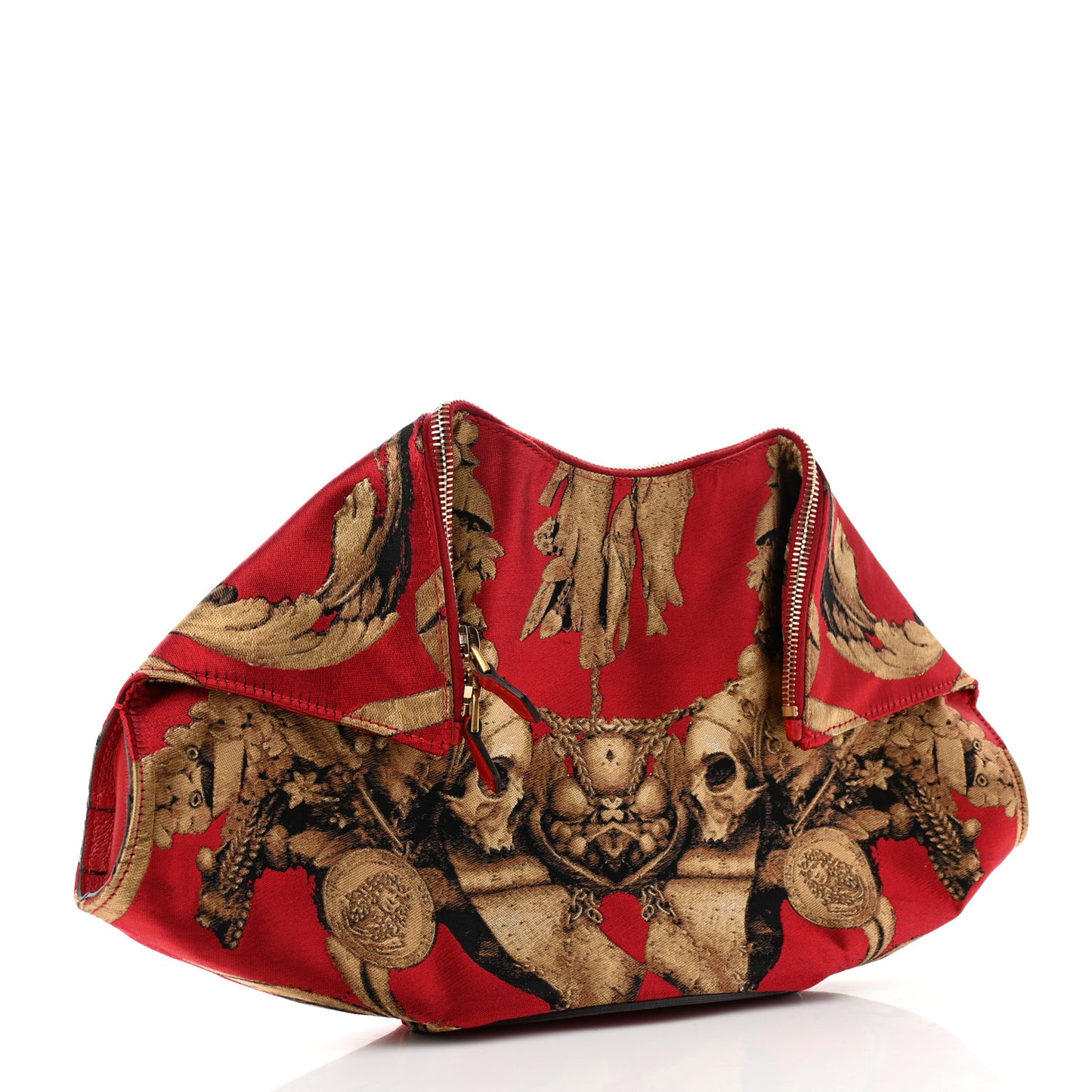 Silk De Manta Clutch Red