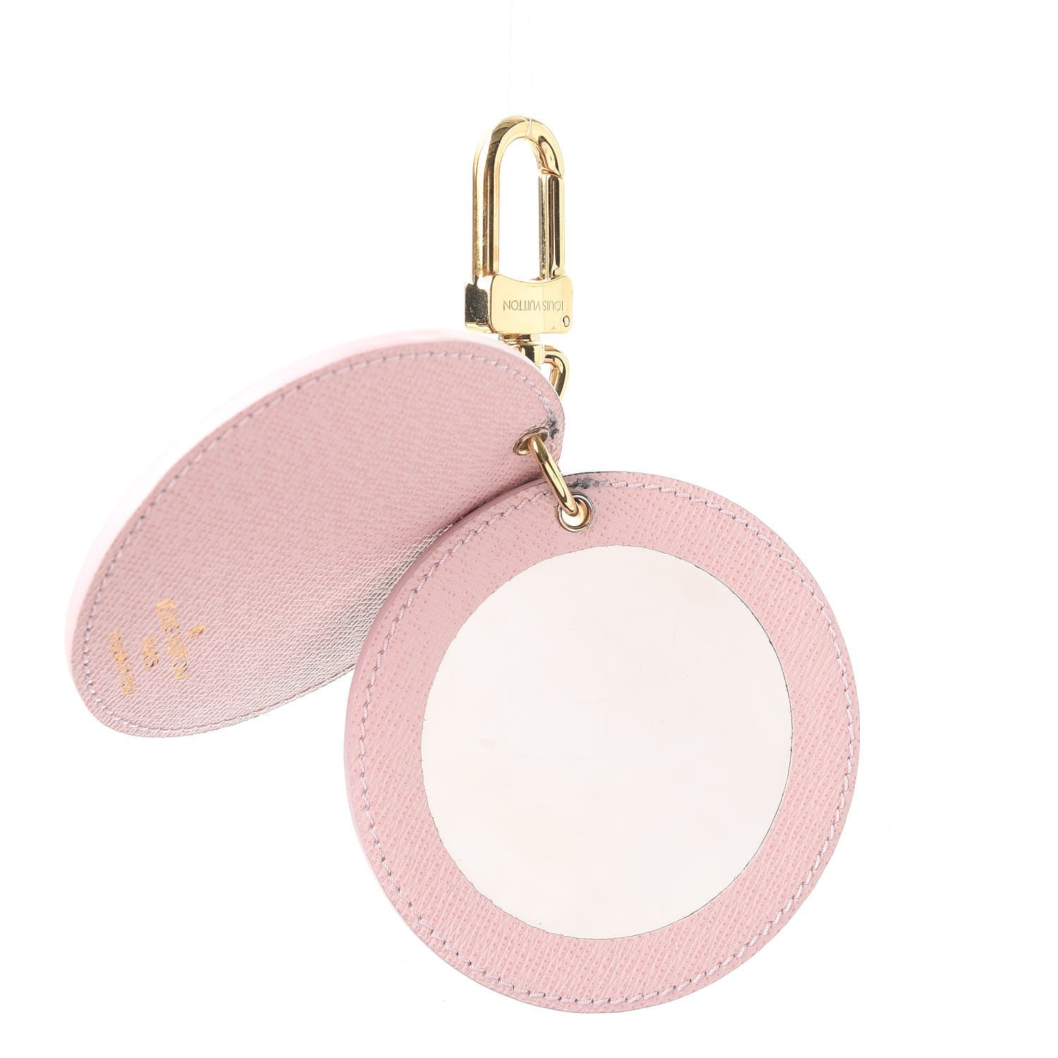 Louis Vuitton Monogram LV Mirror Bag Charm Key Holder Rose Ballerine 5 of 8