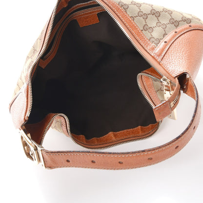 Gucci Monogram Glam Hobo Tan 5 of 17