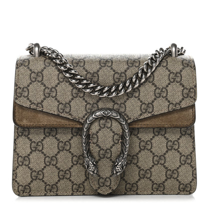 Gucci GG Supreme Monogram Mini Dionysus Shoulder Bag Taupe 1 of 11