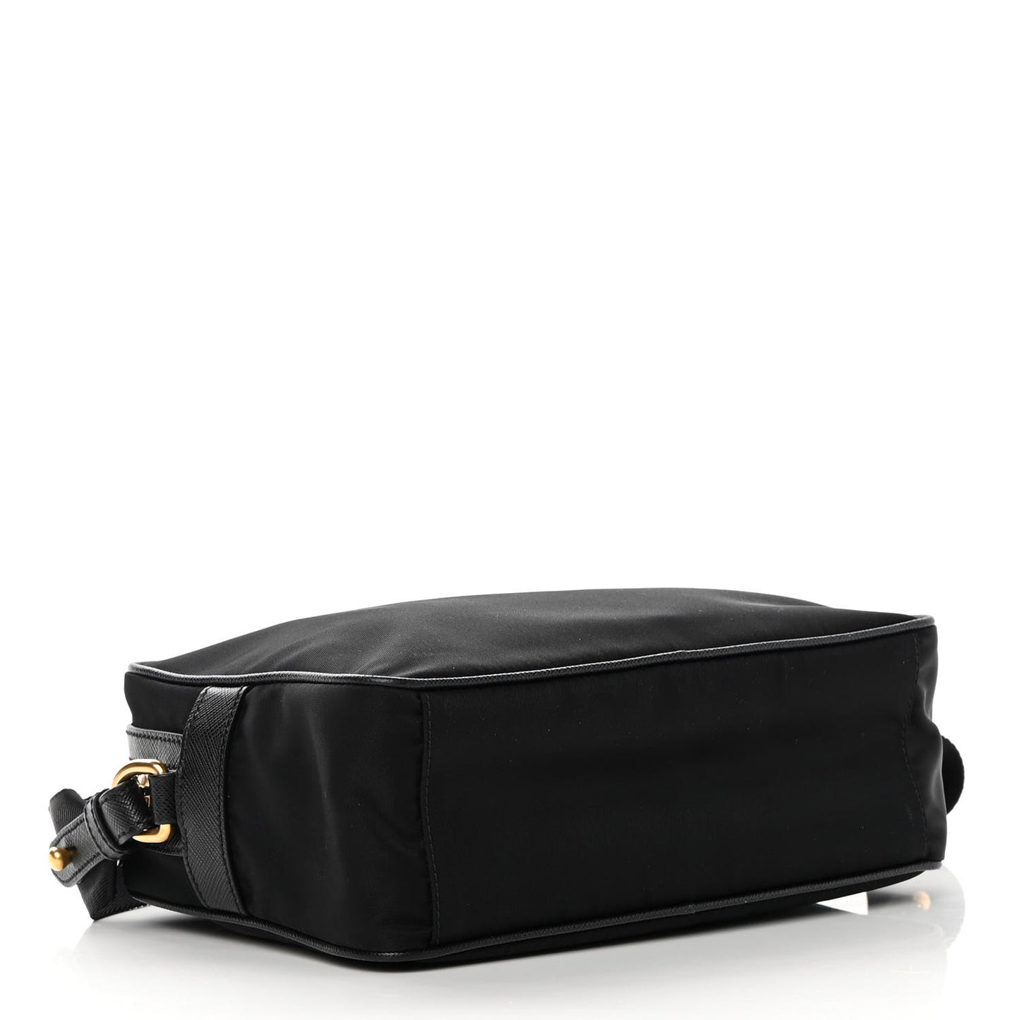 Tessuto Nylon Soft Calf Camera Bag Black