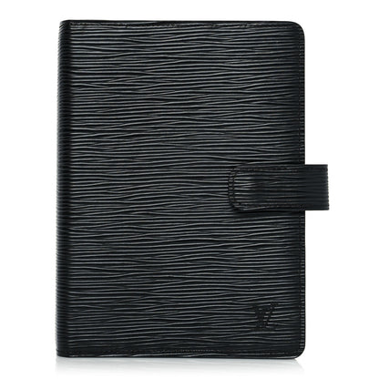 Louis Vuitton Epi Medium Ring Agenda Cover Black 1 of 12