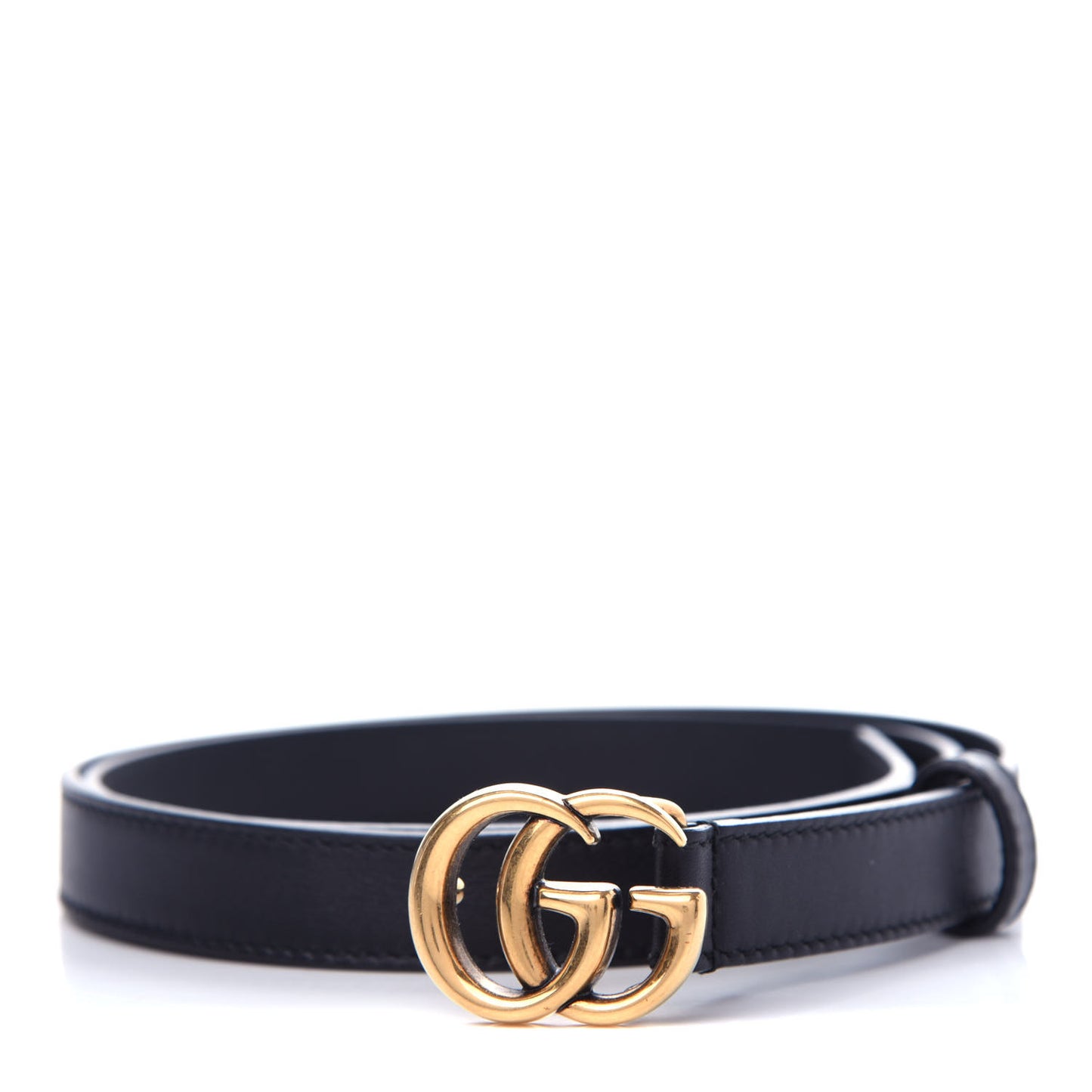 Calfskin Double G 20mm Belt 90 36 Black