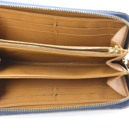 Louis Vuitton Monogram Denim Zippy Wallet Blue 5 of 15