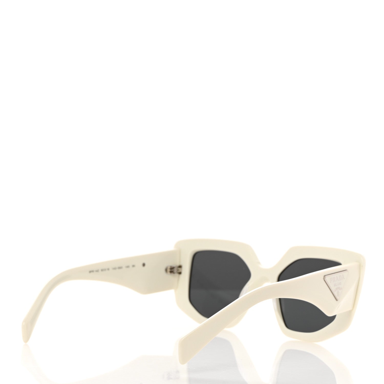 Prada Acetate Symbole Sunglasses SPR 14Z Talc 4 of 7