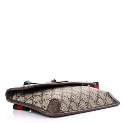 Gucci GG Supreme Monogram Neo Vintage Web Belt Bag Brown 4 of 12