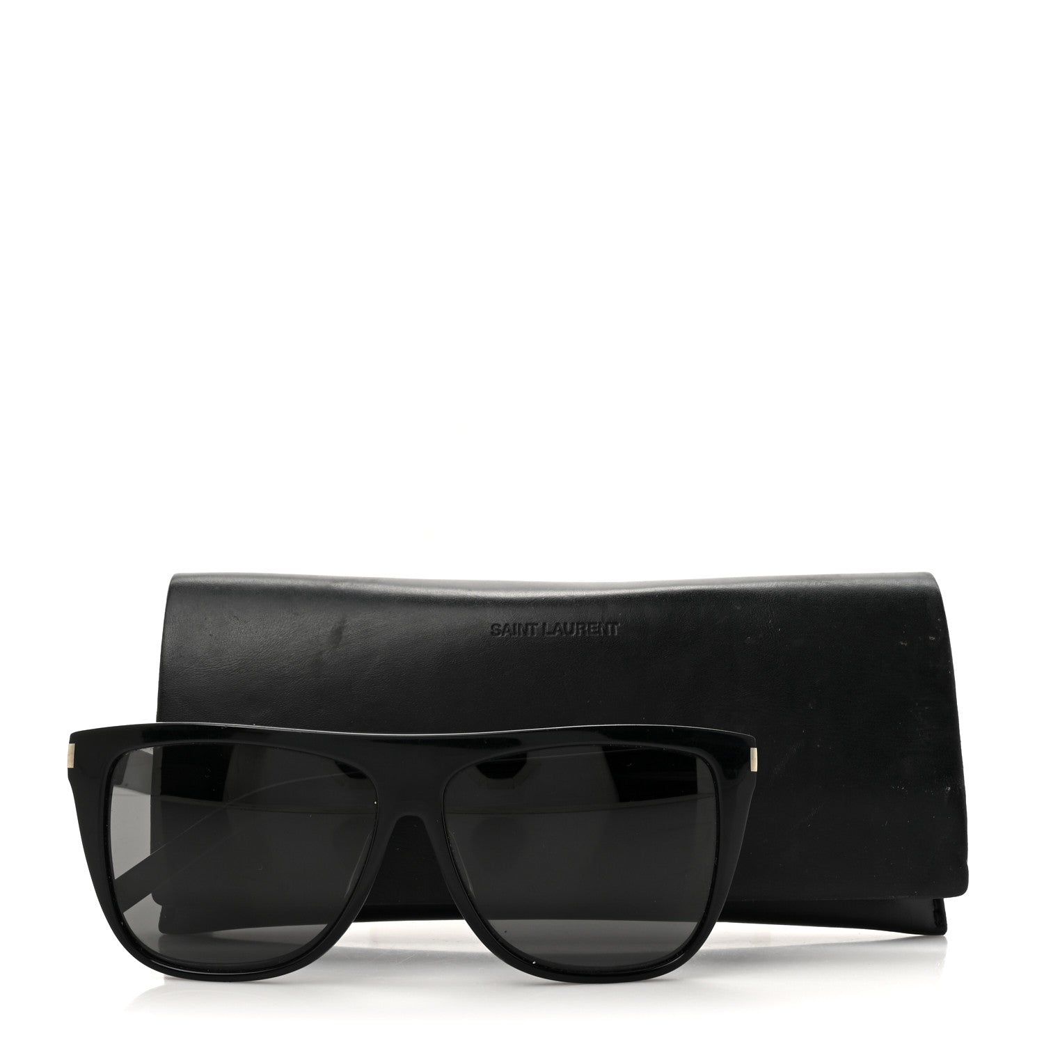 Saint Laurent Acetate SL1 Sunglasses Black 7 of 7