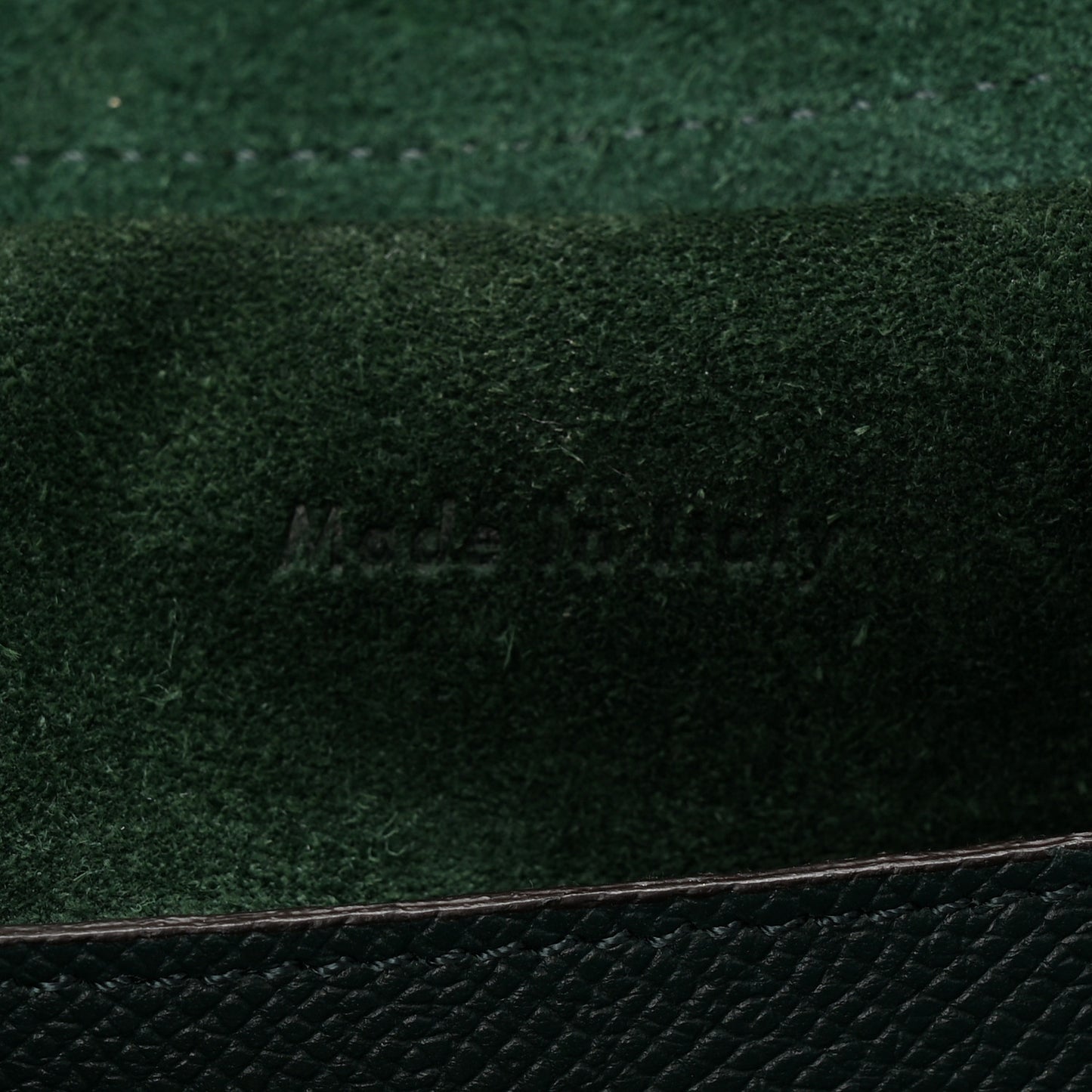 Grained Calfskin Micro Belt Bag Amazone