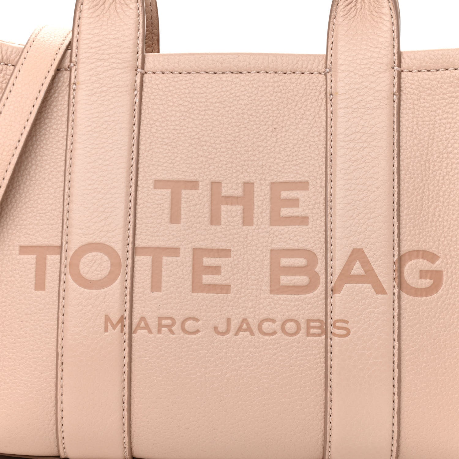 Marc Jacobs Grained Calfskin Small The Tote Bag Rose Dust 10 of 12
