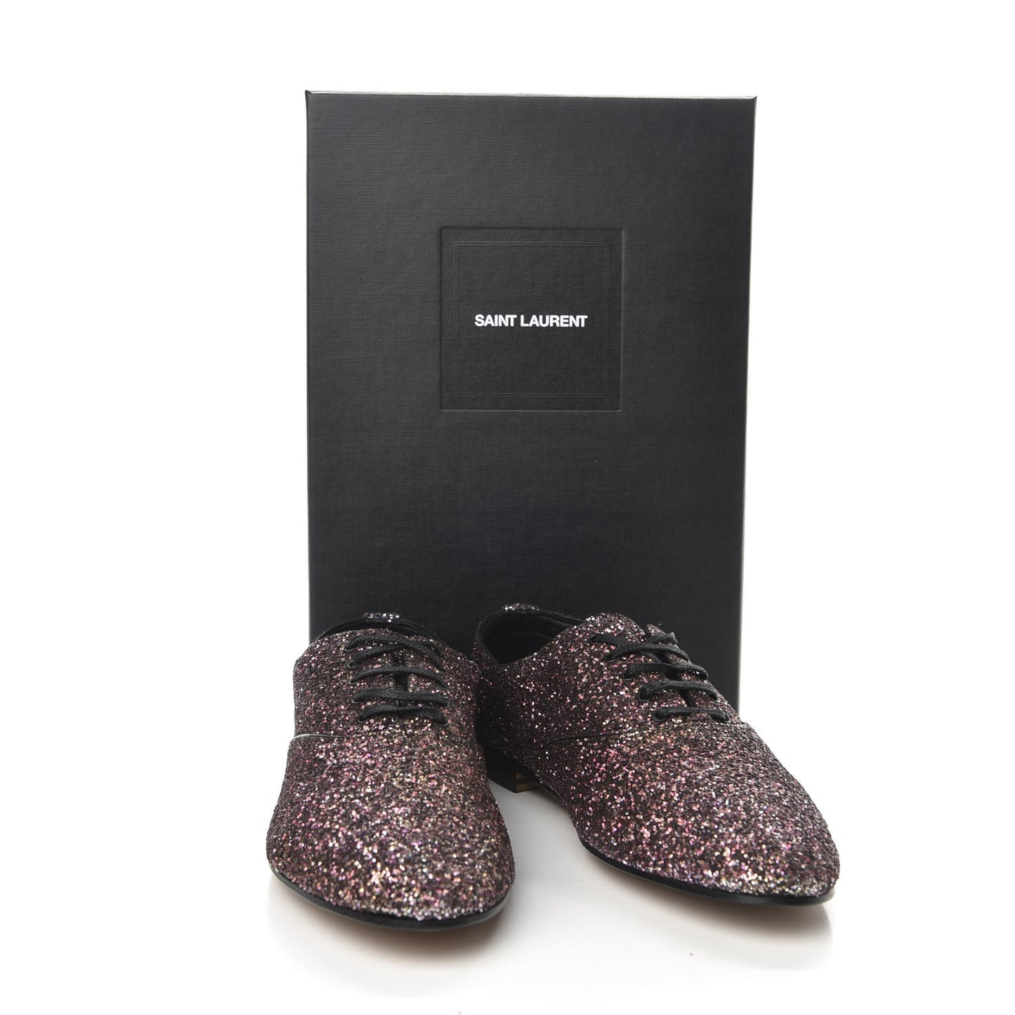 Calfskin Glitter Oxfords 39 Pink