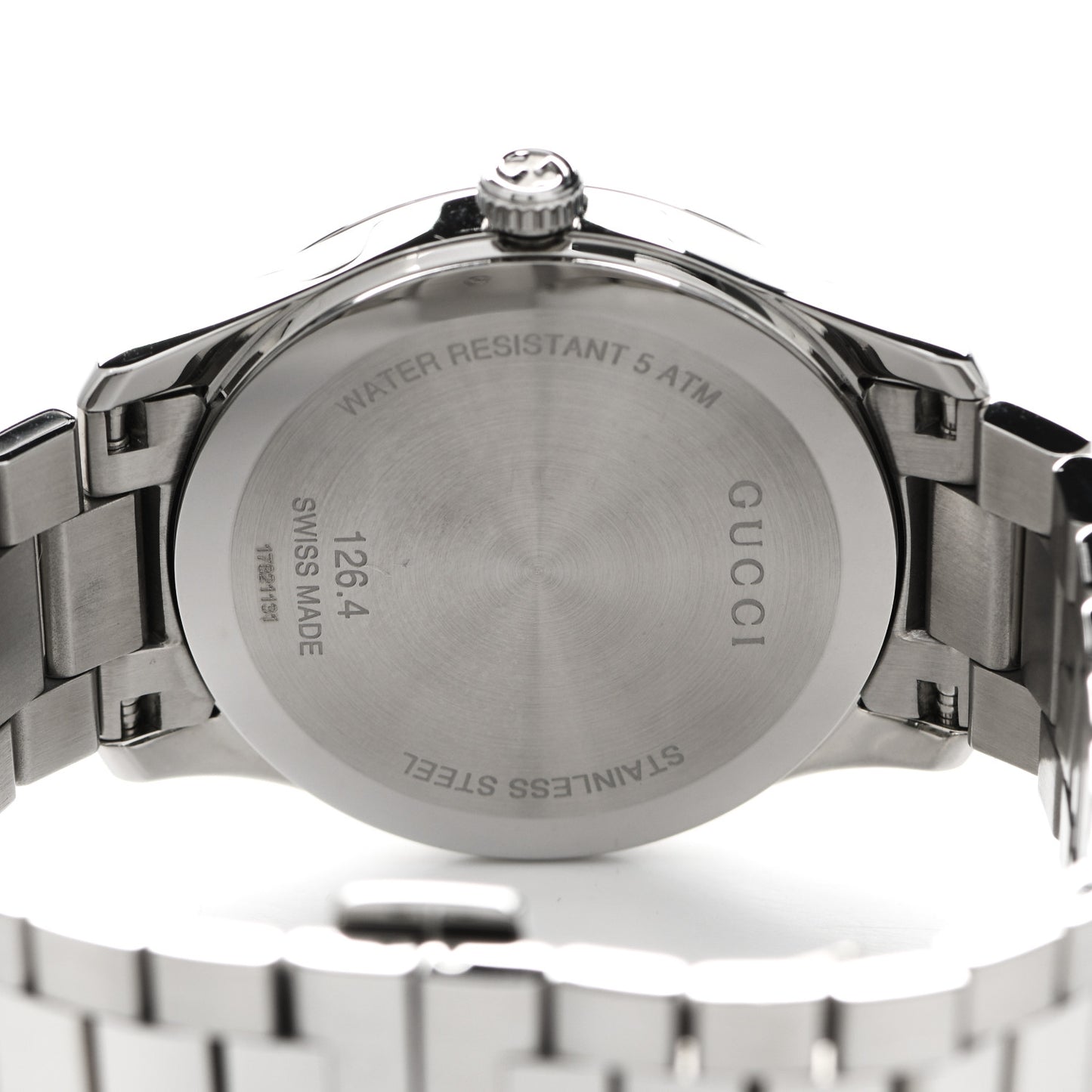 Stainless Steel 38mm G-Timeless Diamante Quartz Watch Navy
