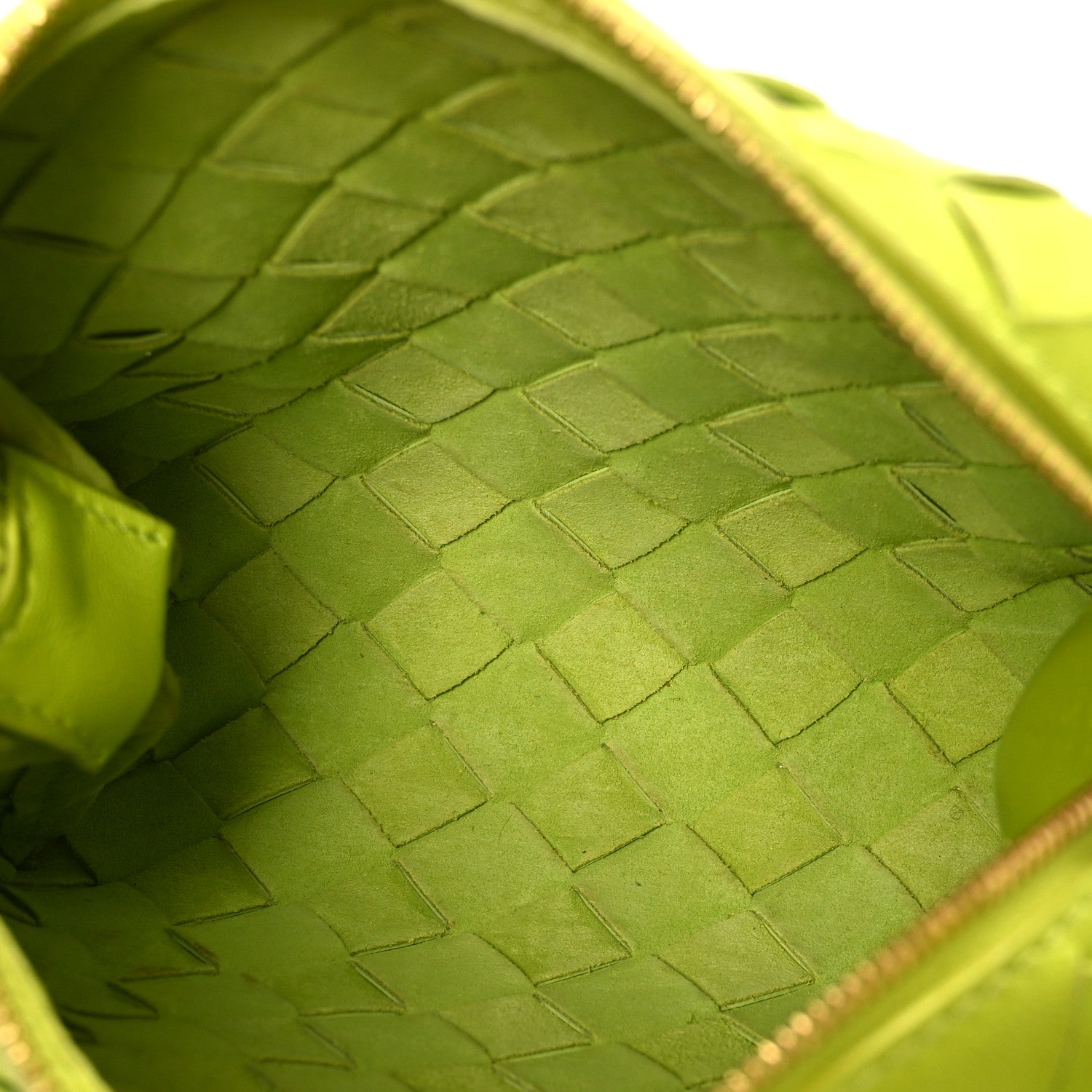 Bottega Veneta Nappa Intrecciato Mini Loop Camera Bag Acid Kiwi 5 of 11
