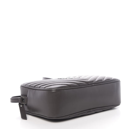 Saint Laurent Calfskin Matelasse Monogram Lou Camera Bag Pebble 4 of 9