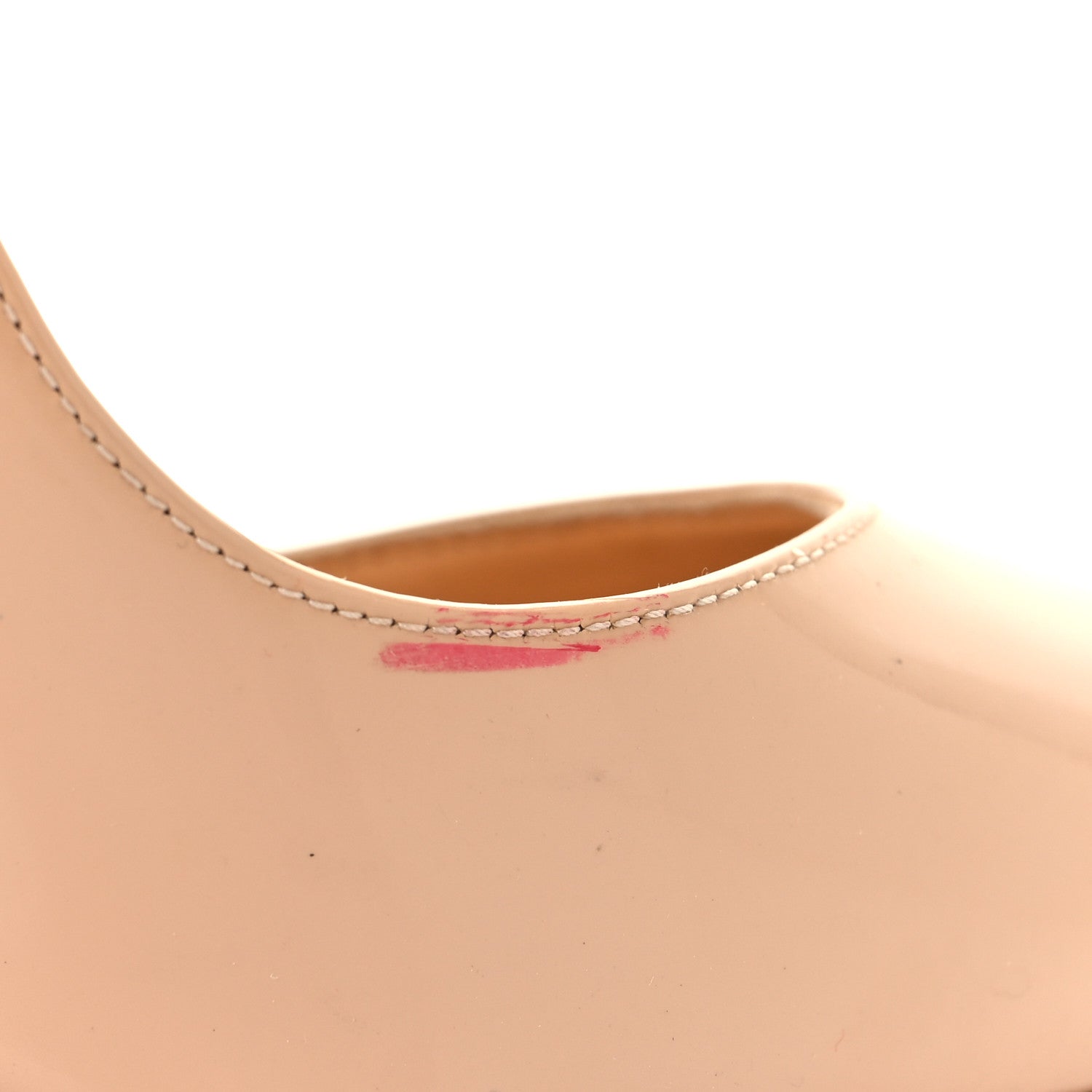Christian Louboutin Patent So Kate 120 Pumps 38 Nude 9 of 10
