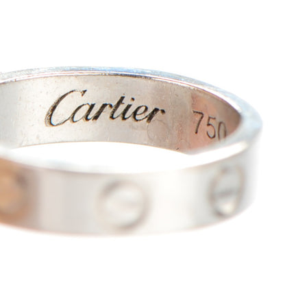 Cartier 18K White Gold Interlocking LOVE Bracelet 6 of 13