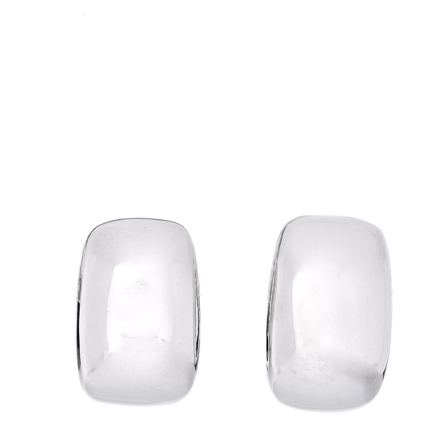 Cartier 18K White Gold Nouvelle Vague Clip-On Earrings 1 of 5