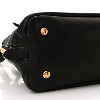 Miu Miu Nappa Aviator Regular Aventure Bag Black 8 of 10