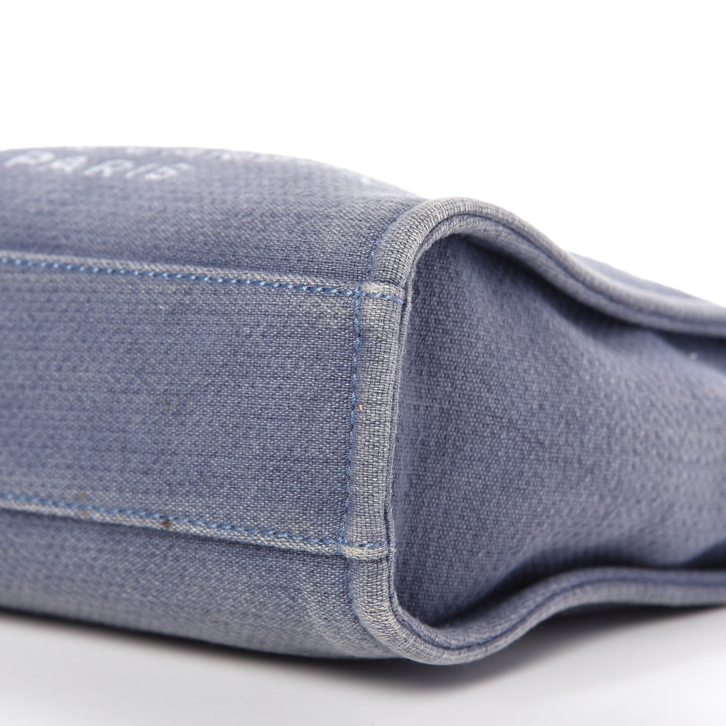Canvas Mini Deauville Tote Denim Blue