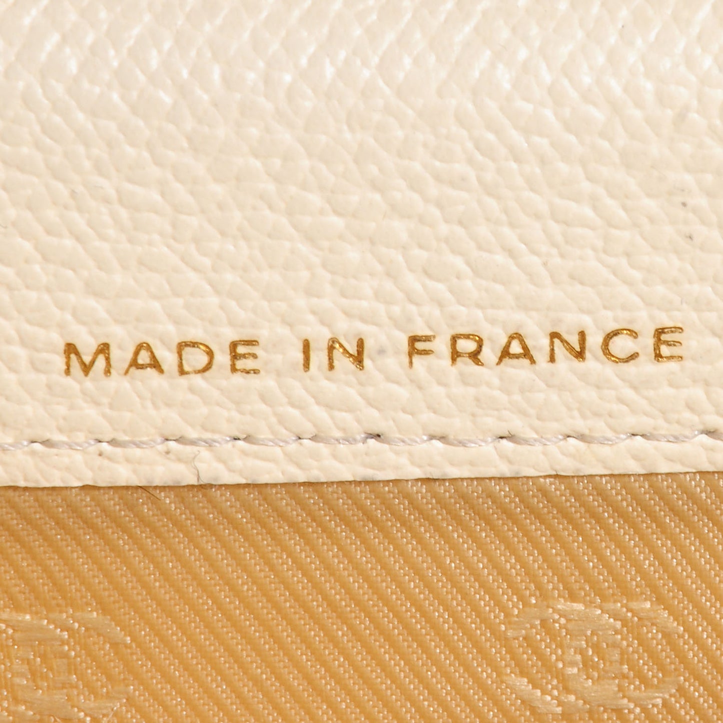 Leather CC Coin Purse Light Beige