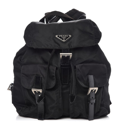Prada Nylon Vela Small Backpack Black 1 of 7