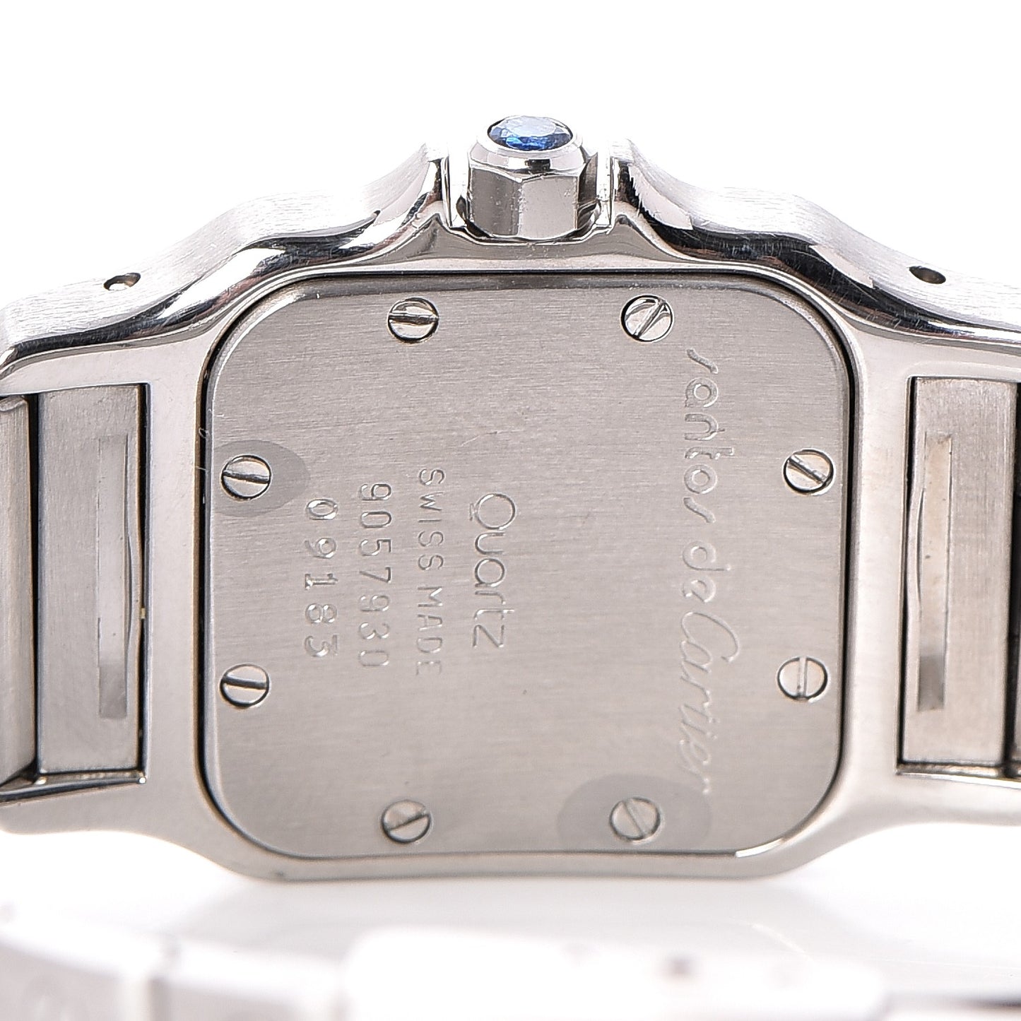 Stainless Steel 24mm Santos de Galbee Quartz Watch
