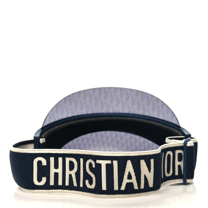 Christian Dior Oblique DiorClub V1U Sun Visor Blue 5 of 8