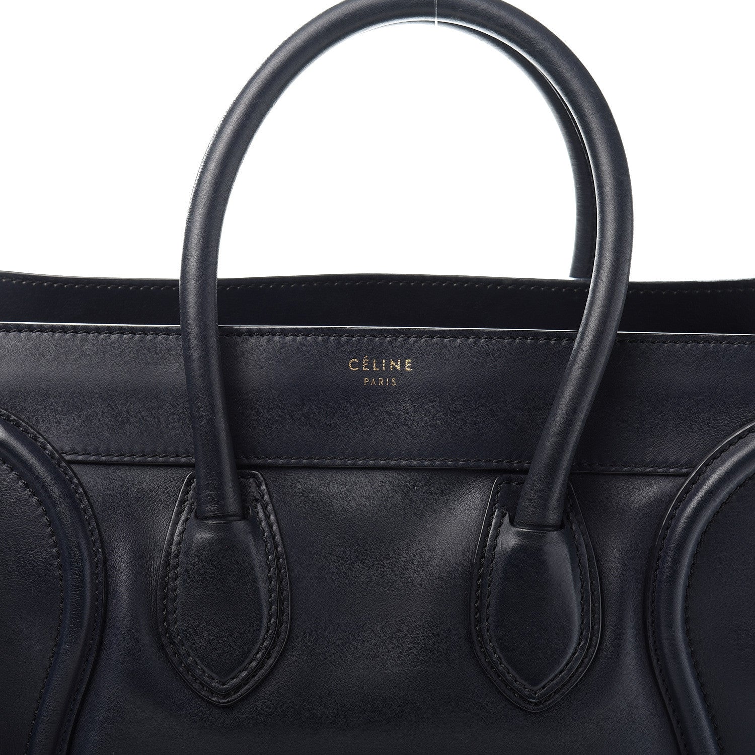 Celine Smooth Calfskin Mini Luggage Navy Blue 14 of 14