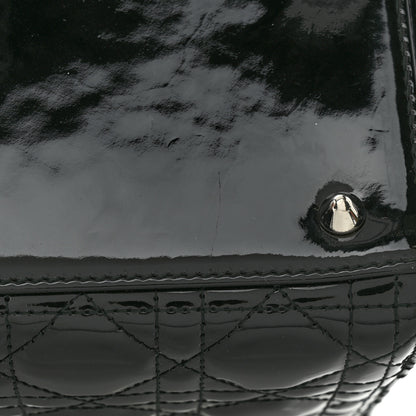 Christian Dior Patent Cannage Medium Lady Dior Black 11 of 11