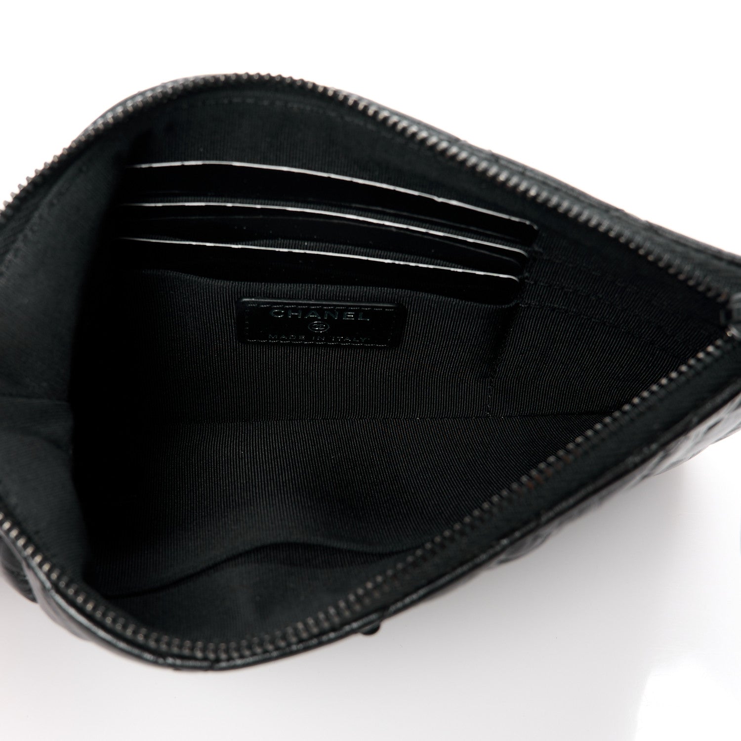 Chanel Aged Calfskin Quilted Medium Reissue Cosmetic Case So Black 5 of 10