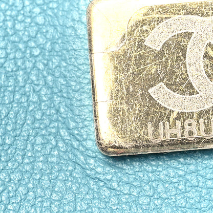 Chanel Lambskin Quilted Small Strass On Top Flap Bag Light Blue 7 of 12