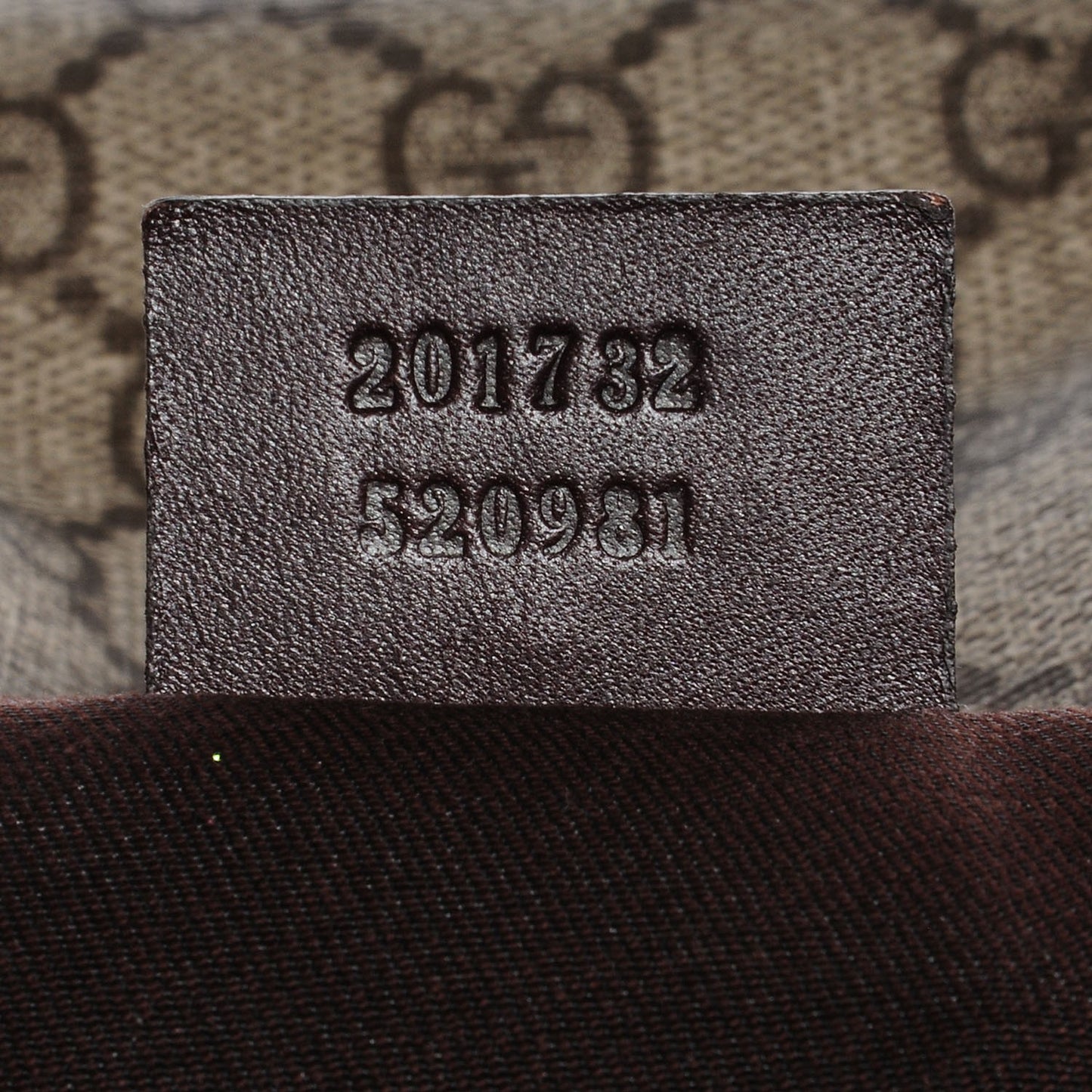 GG Plus Monogram Medium Double Buckle Flap Messenger Bag Beige Dark Brown