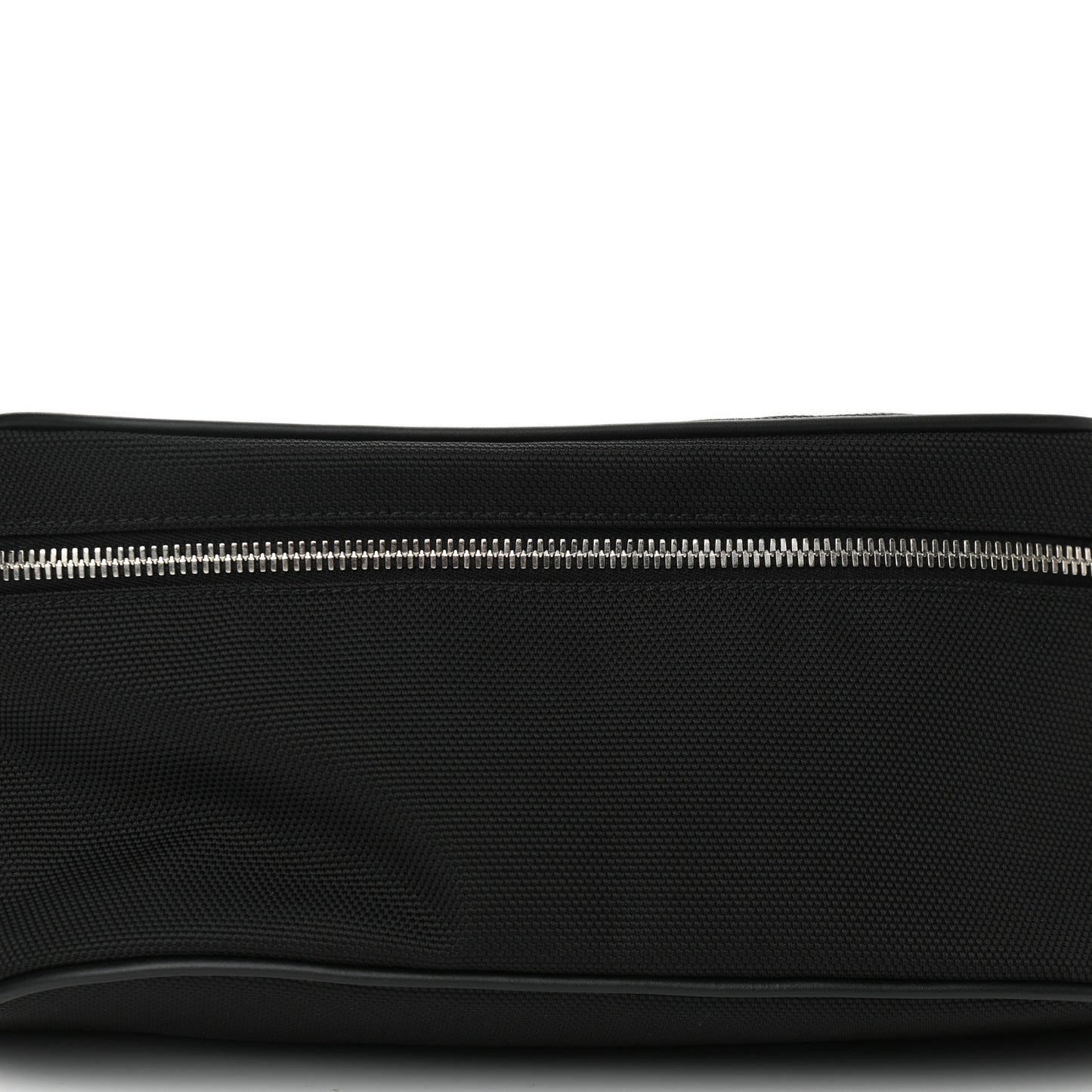 Techno Canvas Web Large Belt Bag Black