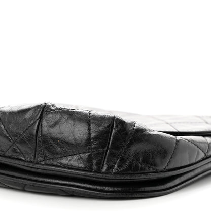 Chanel Glazed Calfskin Quilted Medium Bubble CC Flap Black 10 of 11