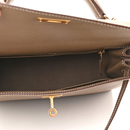 Hermes Epsom Kelly Sellier 28 Etoupe 5 of 11