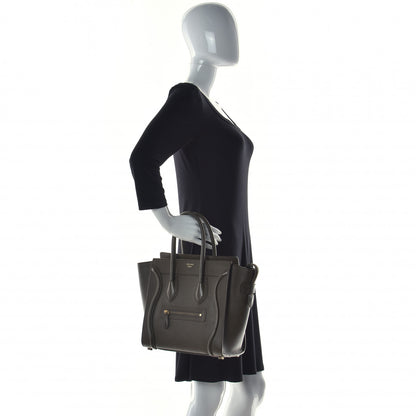 Celine Smooth Calfskin Micro Luggage Jungle 4 of 20