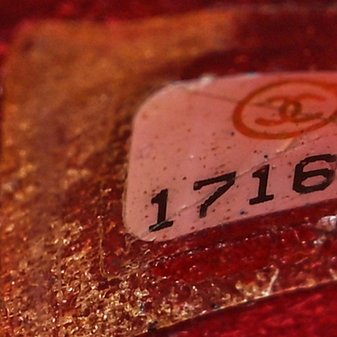 Caviar Quilted Jumbo Double Flap Red