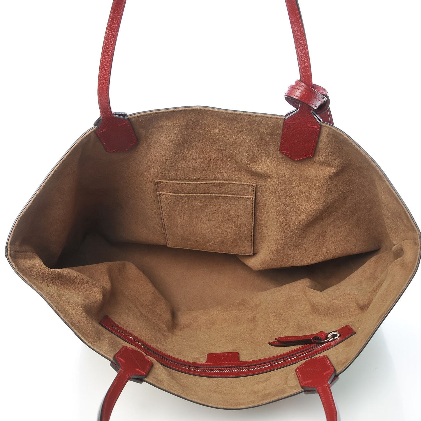 GG Supreme Monogram Tian Medium Shopping Tote Beige Multicolor Red