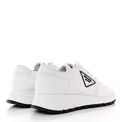Prada Re-Nylon Triangle Logo Womens Prax 01 45mm Sneakers 38.5 White Black 4 of 12