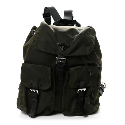 Prada Nylon Vela Medium Backpack Mimetico 1 of 21